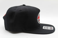 Classic Flat Bill All Black Snap Back