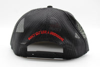 Classic Flat Bill Mesh Snap Back