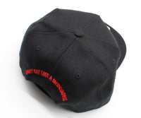 Classic Flat Bill All Black Snap Back